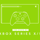 a stencil drawing of an xbox series x